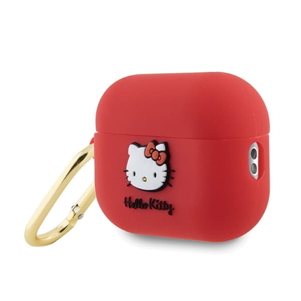 Hello Kitty Silikone 3D Kitty Head - AirPods Pro 2 Cover (Fuchsia)