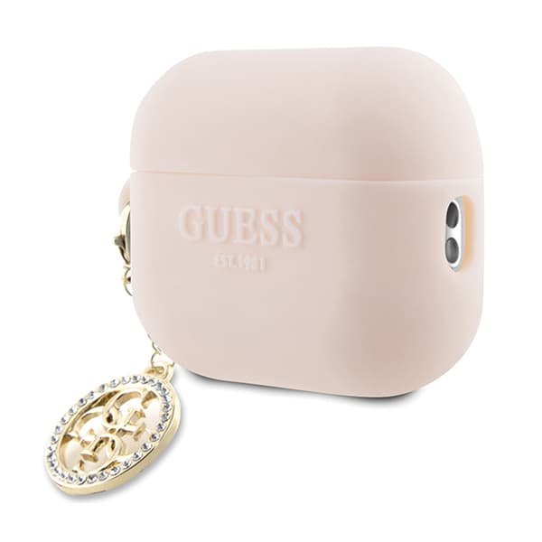 Guess 3D Rubber 4G Diamond Charm - AirPods Pro 2 etui (Pink)