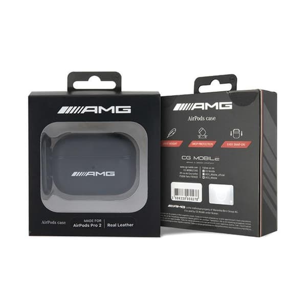 AMG Leather Big Logo - AirPods Pro 2 Fodral (svart)