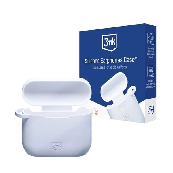 3mk Silicon AirPods-deksel for AirPods 3 - hvit