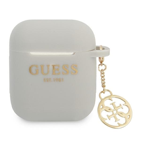 Gjett GUA2LSC4EG AirPods deksel grå/grå Silikon Charm 4G Collection