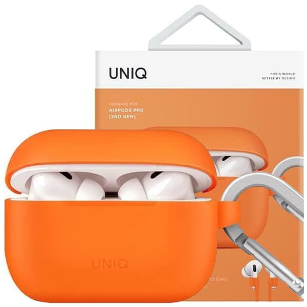 UNIQ Vencer AirPods Pro 2 Gen. Silikonetui oransje/brent oransje