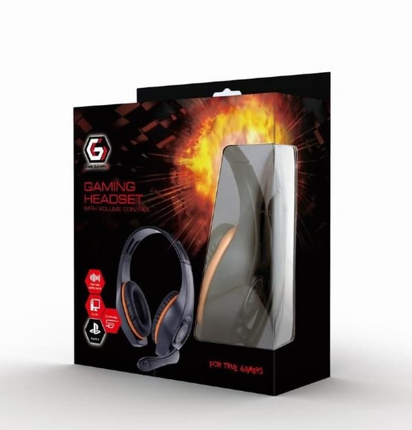 Headset gaming/oransje ghs-05-o, Gembird