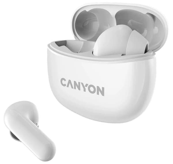 Canyon trådløst headset TWS-5, hvit