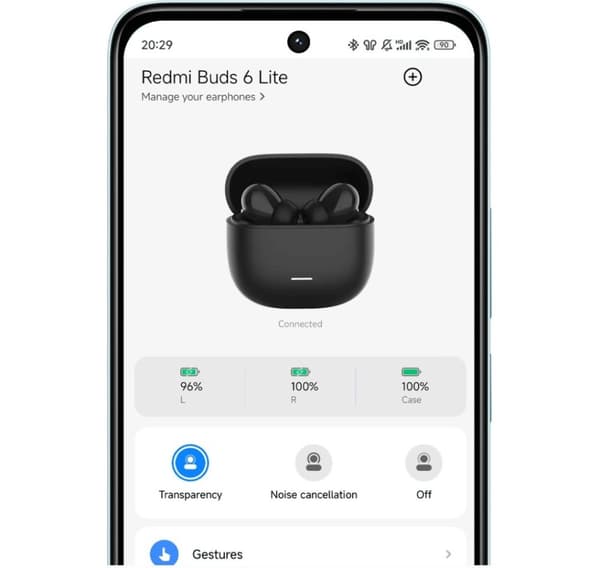 Xiaomi trådløse øretelefoner Redmi Buds 6 Lite, sort