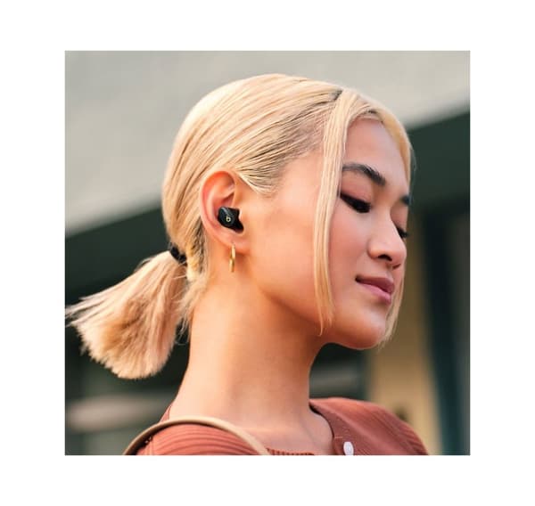 Beats trådlösa hörlurar Studio Buds+, svart/guld