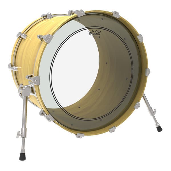 Remo Powerstroke 3 Clear -kalvo bassorummulle, 20"