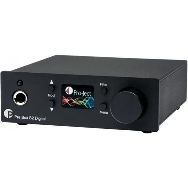 Pro-Ject Pre Box S2 Digital Edition 23 -forforstærker, sort