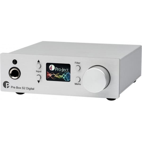Pro-Ject Pre Box S2 Digital Edition 23 -esivahvistin, hopea