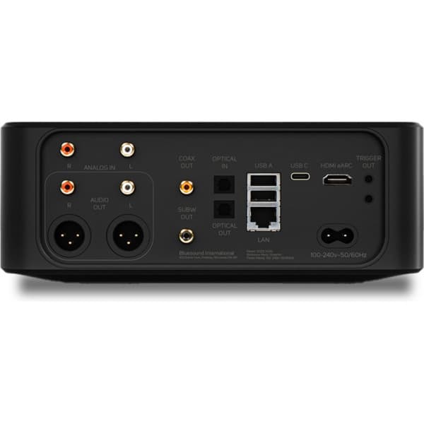 Bluesound NODE ICON (N530) förförstärkare / audiostreamer, svart