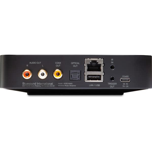 Bluesound NODE NANO forforstærker / audiostræmmer, sort