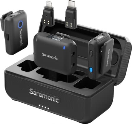 Mikrofoner, Blink 500 B2+ (TX+TX+RX) 2 til 1 - 2,4 GHz trådløst system, Saramonic