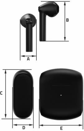 BT-hodetelefon Rytmo X Black, Manta