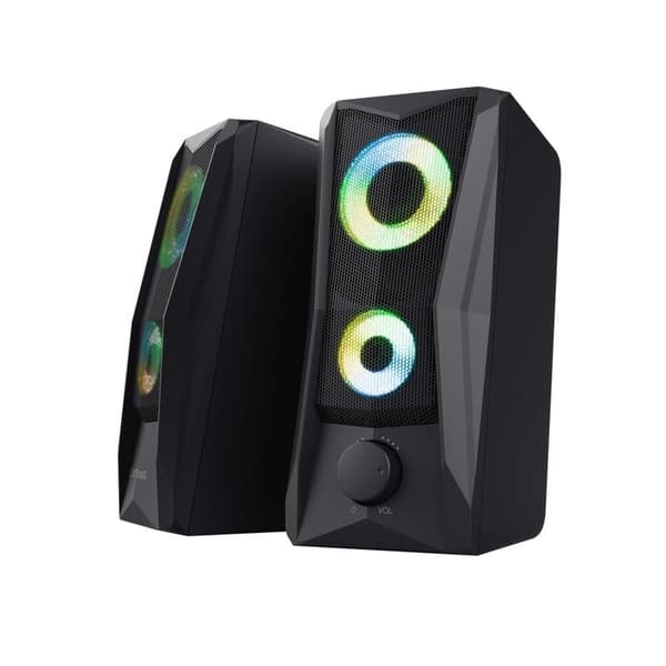 Högtalare gxt 606 javv (svart, p.m.p.o. 12 watt, 1x stereojack 3,5 mm, 25108), Trust