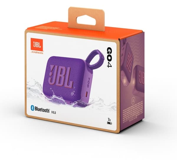 JBL wireless speaker Go 4, purple
