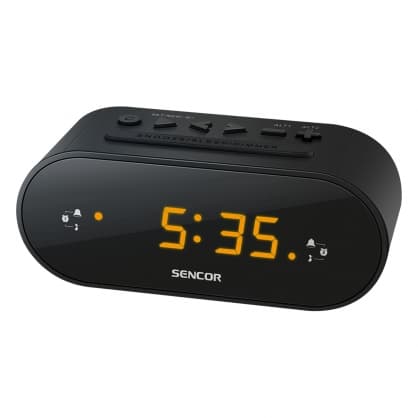 Radio med klokke SRC 1100 B, Sencor