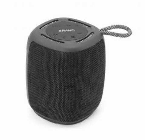 Bärbar högtalare svart (bärbar/trådlös, 1xusb-c, bluetooth, spk-bt-led-03-bk), Gembird