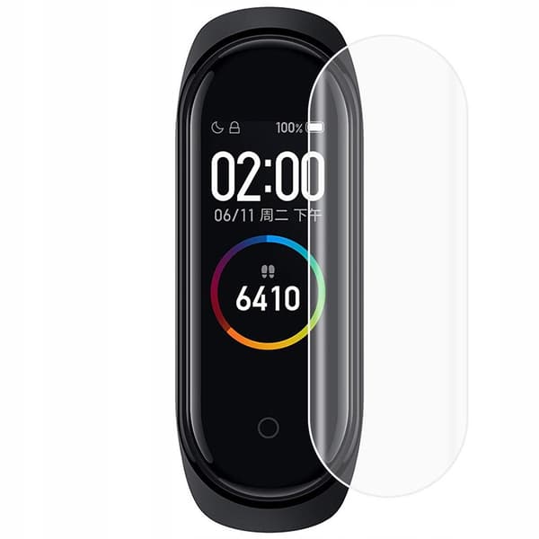 x TPU BESKYTTELSESFILM TIL XIAOMI MI BAND 4 5
