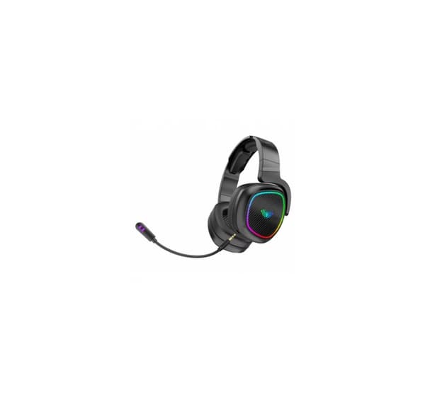 Hörlurar för PC, F608 3in1 Trådlöst spelheadset Svart, Aula