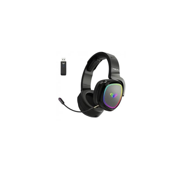 Hörlurar för PC, F608 3in1 Trådlöst spelheadset Svart, Aula