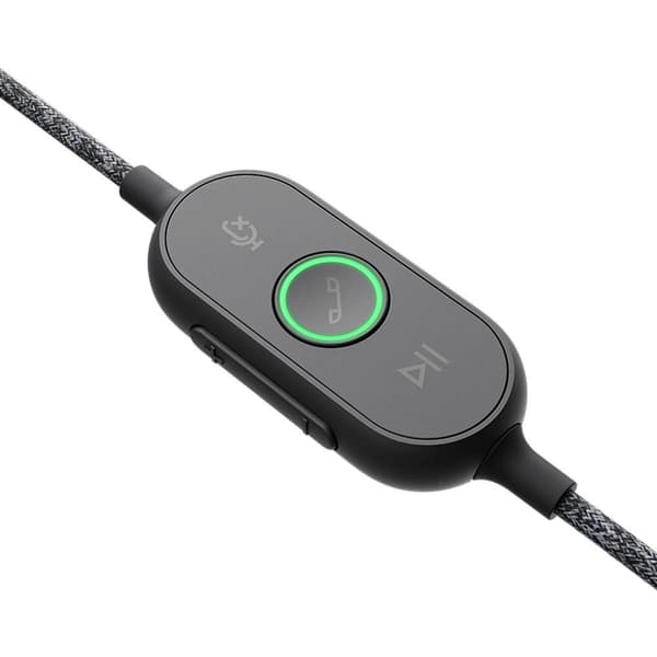 Kuulokkeiden vyöhyke langallinen/tummanharmaa 981-000875, Logitech