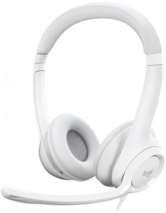 Hodetelefoner til PC, H390 USB Computer Headset Hvit, Logitech
