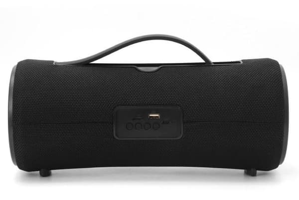 Portable Speaker GEMBIRD Black (Wireless, 1xUSB-C, SPK-BT-LED-04)