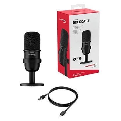 Microphone solocast/hmis1x-xx-bk/g, Hyperx