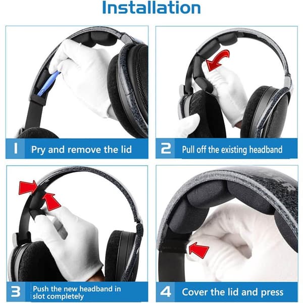 Byggebeskytter til Sennheiser HD660S – Sort