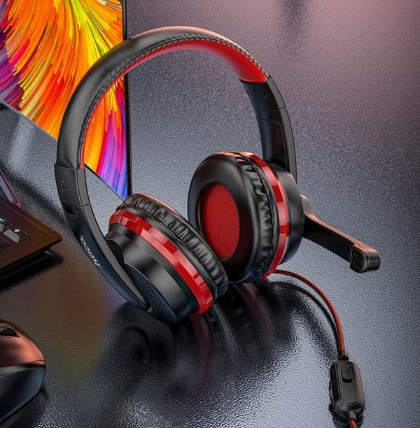 Hoco W103 Magic Tour Gaming Headset Jack Cable 3.5 In-Ear Black
