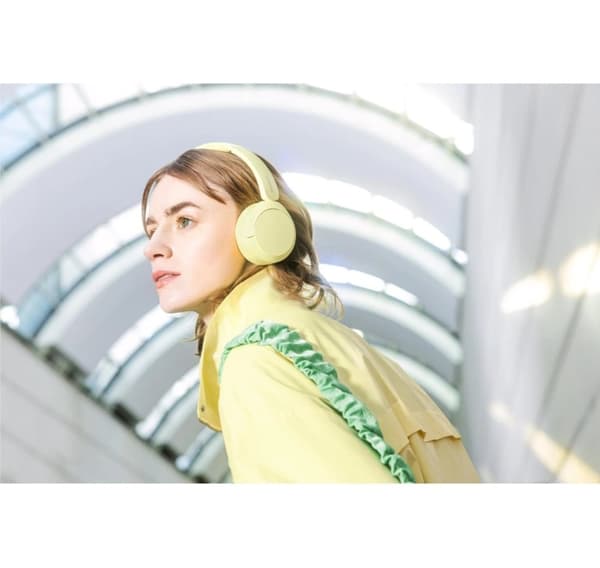 Sony trådløst headset WH-CH520, gul
