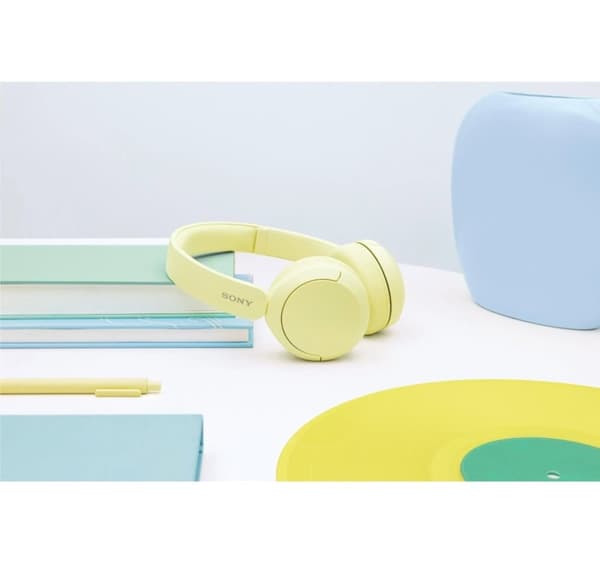 Sony trådløst headset WH-CH520, gul