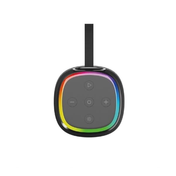 Bærbar højttaler sort (trådløs, bluetooth, spk-bt-led-08l), Gembird