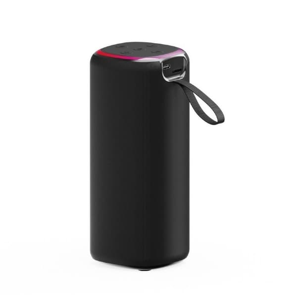 Bærbar højttaler sort (trådløs, bluetooth, spk-bt-led-08l), Gembird