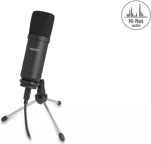 Delock - Mikrofon - USB - svart (66882)