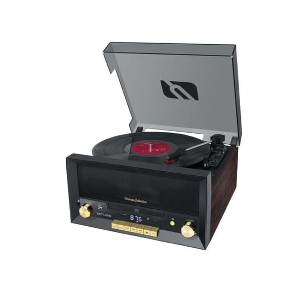 Muse, platespillermikrosystem med vinyldekk, MT-112 W