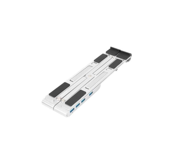Digitus, variabelt stativ for bærbar PC med integrert USB-C-hub, 5 porter, DA-90424
