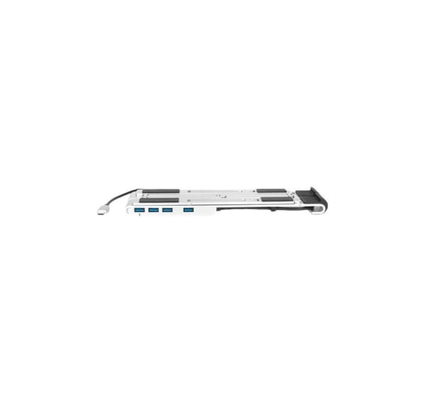 Digitus, variabelt stativ for bærbar PC med integrert USB-C-hub, 5 porter, DA-90424