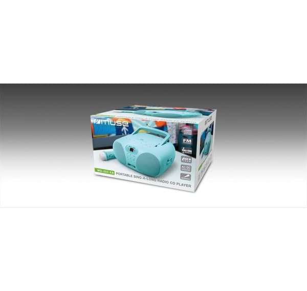 Muse, bærbar Sing-A-Long Radio CD-afspiller, MD-203 KB