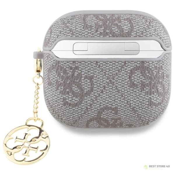 Guess 4G Charm Collection - AirPods 4 -kotelo (vaaleanpunainen)