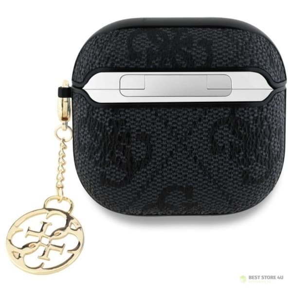 Guess 4G Charm Collection - AirPods 4 -kotelo (musta)