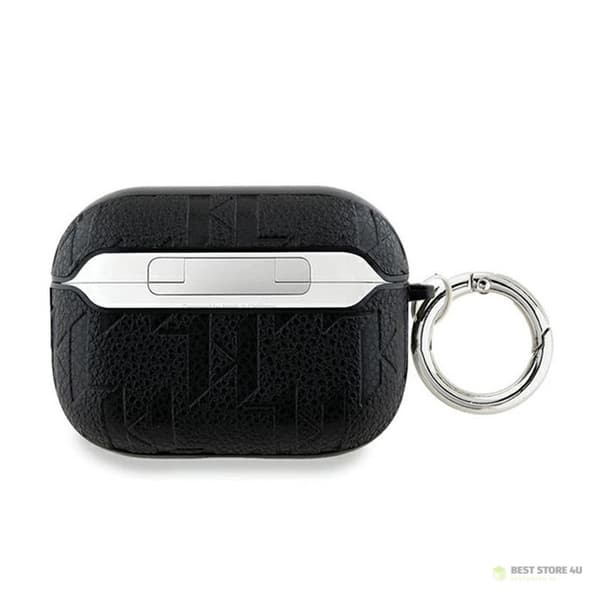 Karl Lagerfeld Monogrammi Choupette Head - AirPods Pro 2 -kotelo (musta)