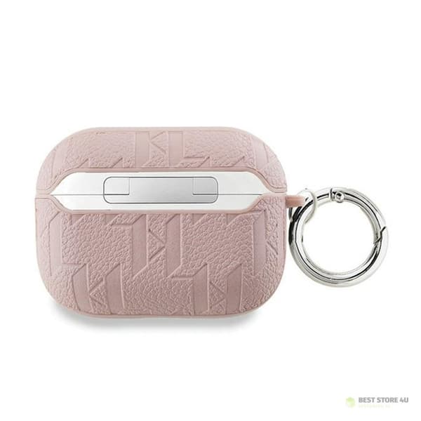 Karl Lagerfeld Monogrammi Karl Head - AirPods Pro 2 -kotelo (Vaaleanpunainen)