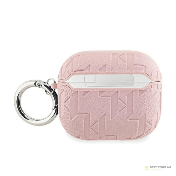 Karl Lagerfeld Monogram Choupette Head - AirPods 3-fodral (rosa)