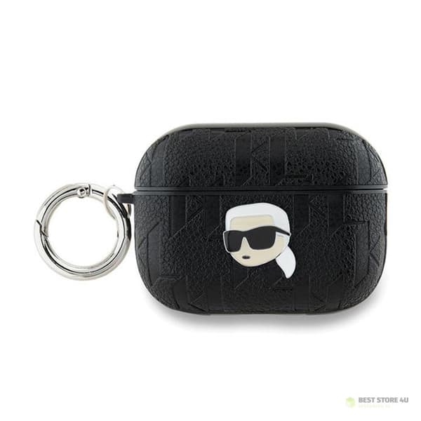 Karl Lagerfeld Monogrammi Karl Head - AirPods Pro 2 -kotelo (musta)