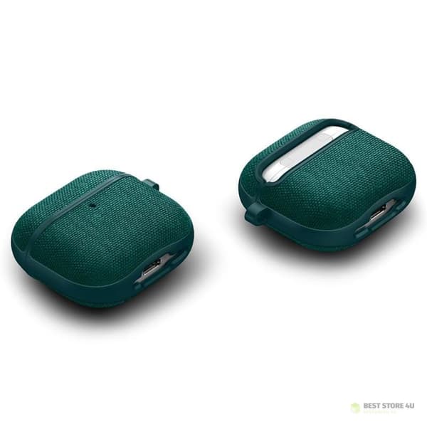 Spigen Urban Fit - Suojakuori Apple AirPods 4:lle (Keskiyönvihreä)
