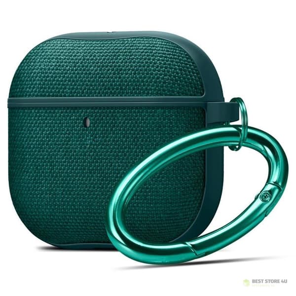 Spigen Urban Fit - Suojakuori Apple AirPods 4:lle (Keskiyönvihreä)