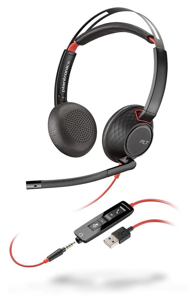 Poly BLACKWIRE 5220, C5220 USB-A, WW, 207576-201