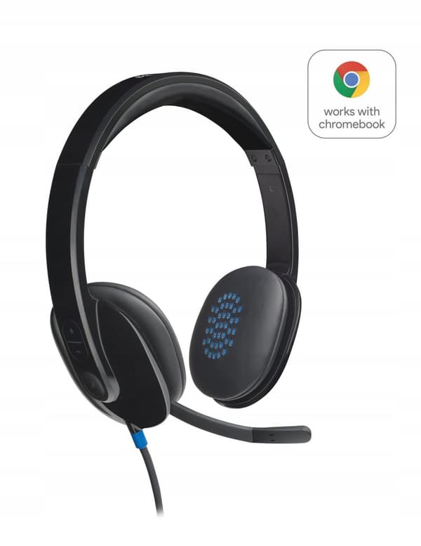 Logitech H540 USB-tietokonekuulokkeet 981-000480