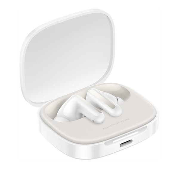 Xiaomi trådlösa öronsnäckor Redmi Buds 6, molnvita